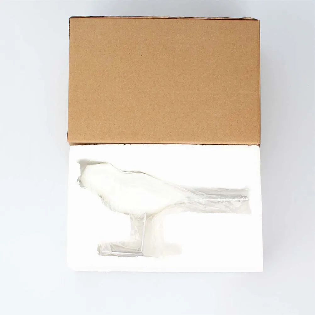 

Golden Resin Bird Statue Adorable Realistic Appearance Home Office Decoration Long Lasting Gift Choice