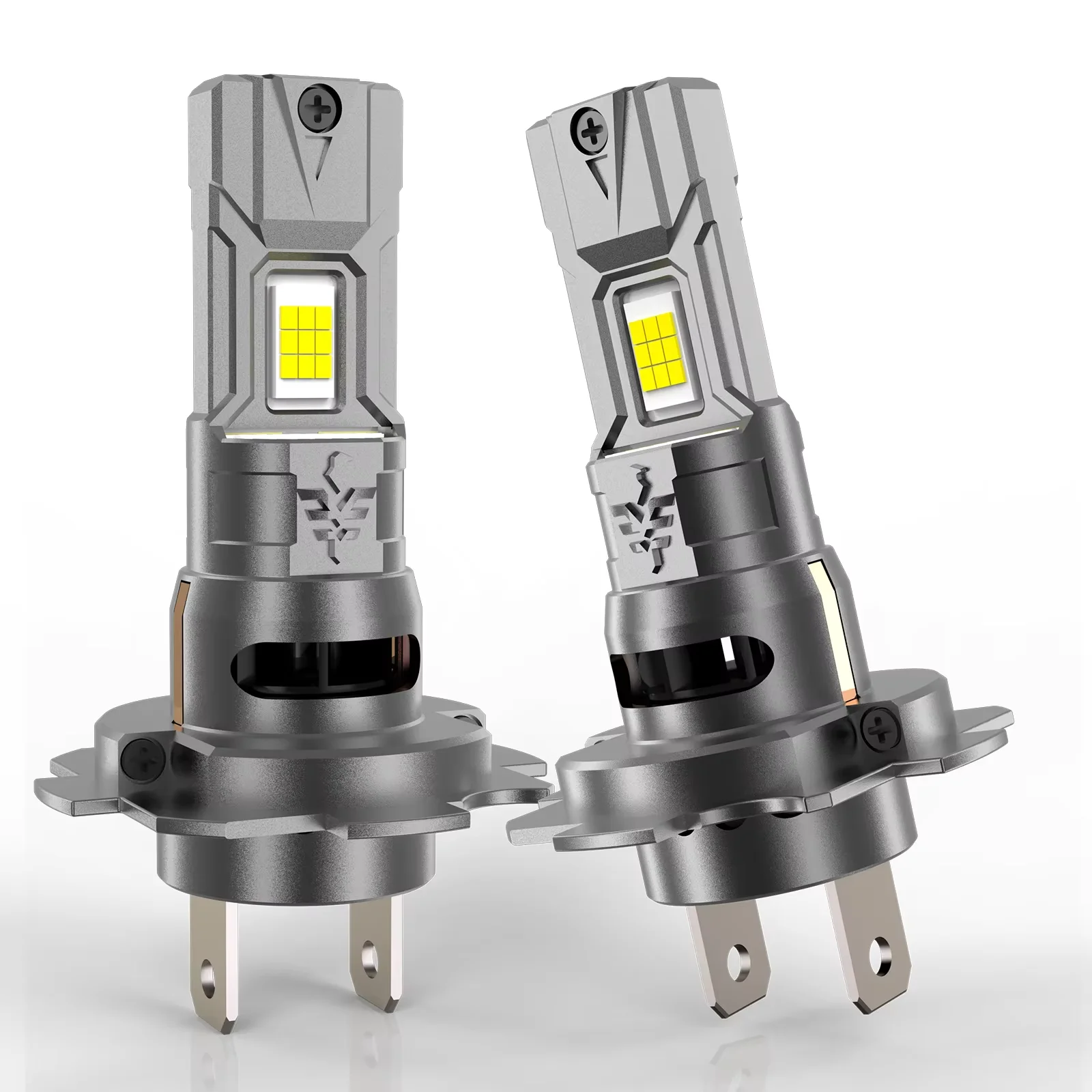 H7 H4 Led Canbus Lichter 1:1 Mini Größe Auto Scheinwerfer Mit Lüfter 800000LM Super Helle Drahtlose Turbo Nebel Birne 6000K Automobil Lampe