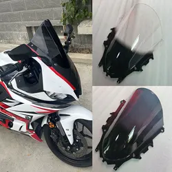For Yamaha YZF R3 R25 YZF-R25 YZF-R3 2019 2020 2021 2022 2023 2024 Double Bubble Windscreen Screen Wind Windshield Accessories