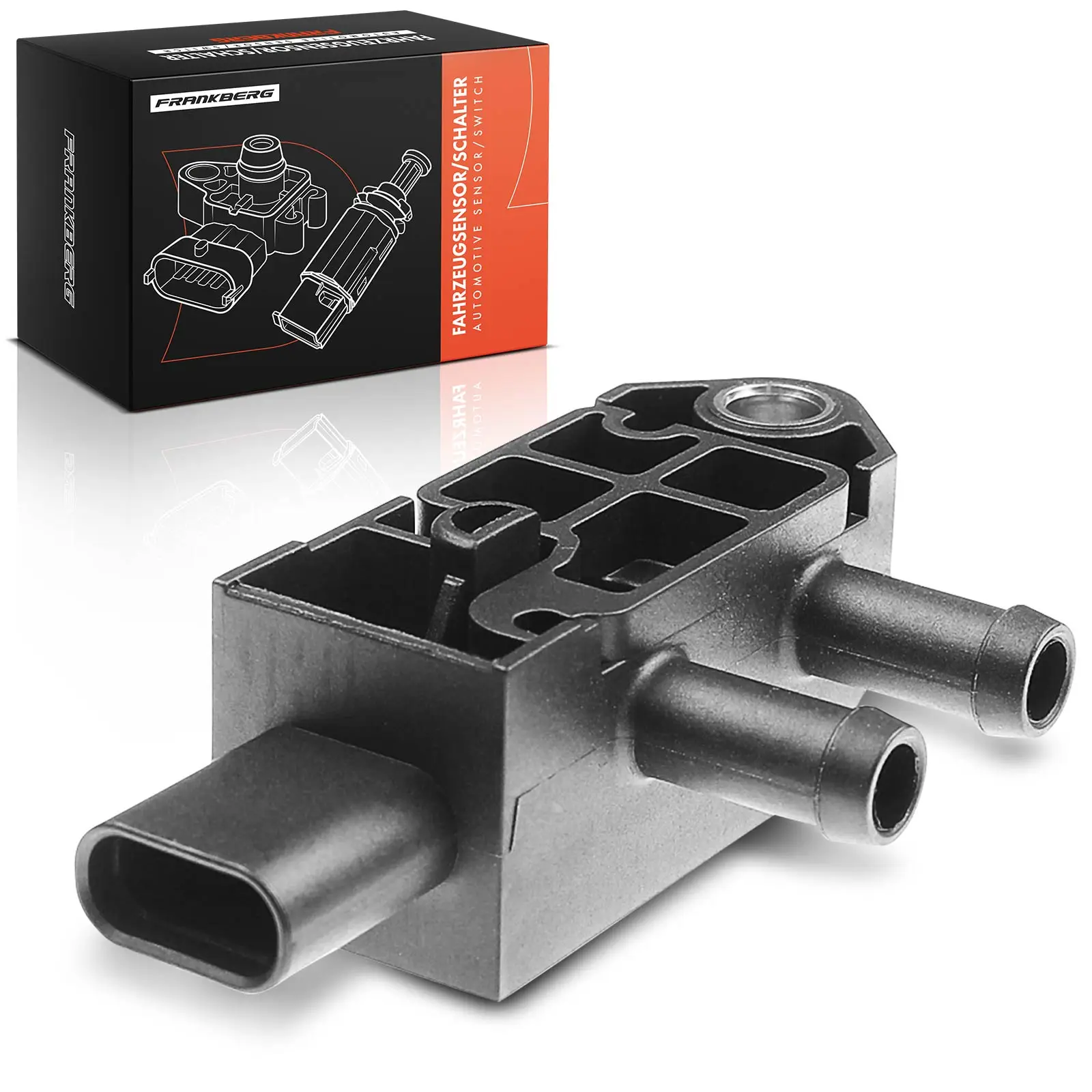 Frankberg 1x Uitlaatdruksensor voor Mitsubishi Pajero IV V8 Outlander 3 ASX Bj vanaf 2015 1865 A328 0986280721 V37720116