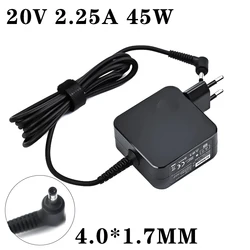 Adaptador de corriente para ordenador portátil, 20V, 2,25a, 45W, 4,0x1,7mm, para cargador Lenovo Ideapad 100 100s yoga310 yoga510, cargador adaptador de CA ADL45WCC