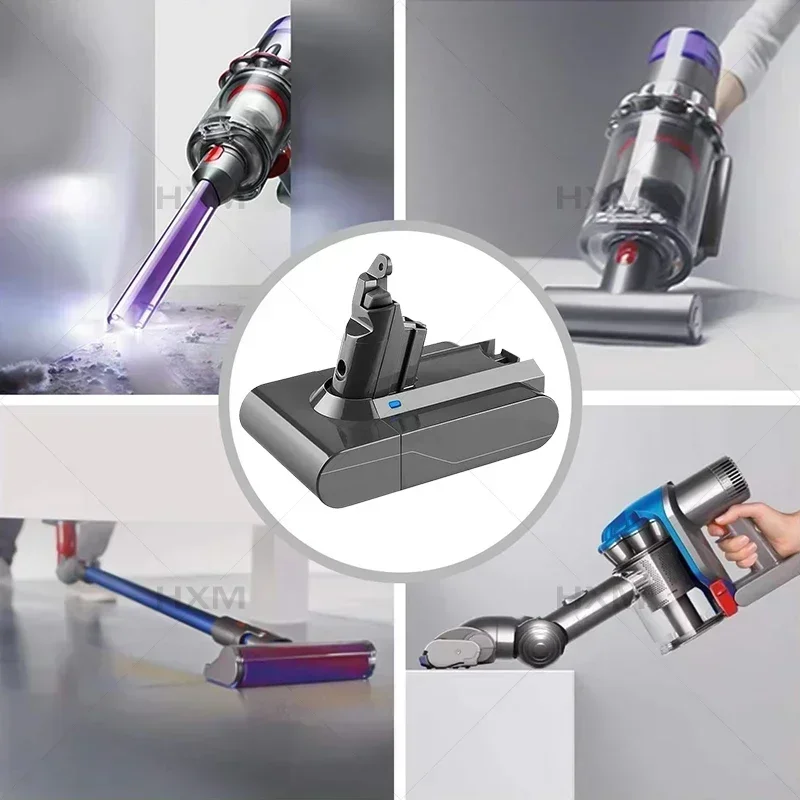 Сменный аккумулятор V6 для Dyson, вакуумная батарея для слайма для животных, 21, 6В, 12800 Ач, DC62, DC59, DC58, SV03, SV04, SV09