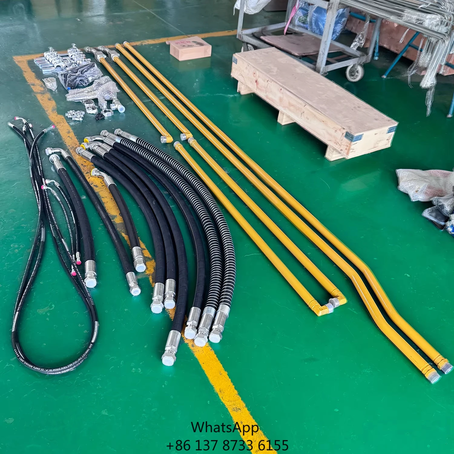 

Excavator Auxiliary Hammer Pipe Kit Hydraulic Circuit Breaker Pipe Kit