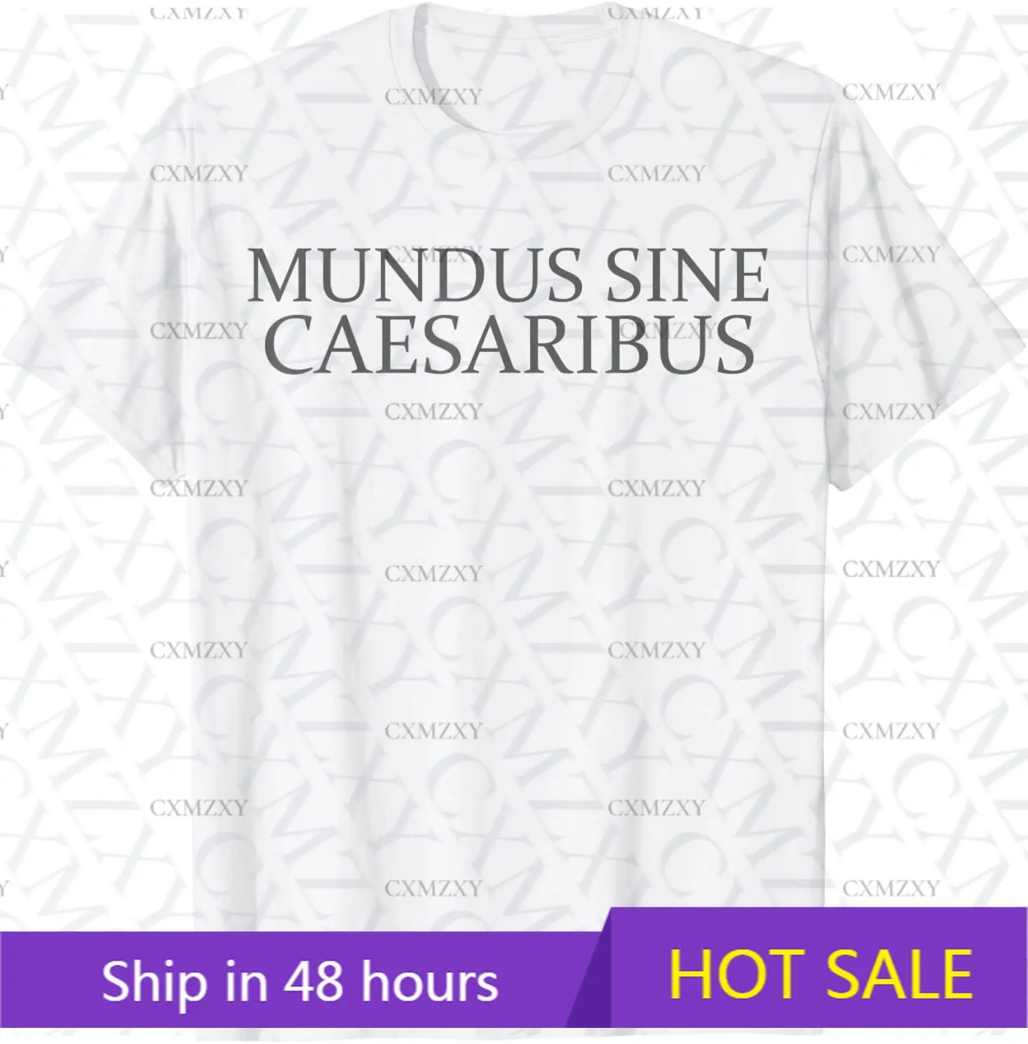 

Mundus sine caesaribus 100% Cotton Short sleeved T-shirt
