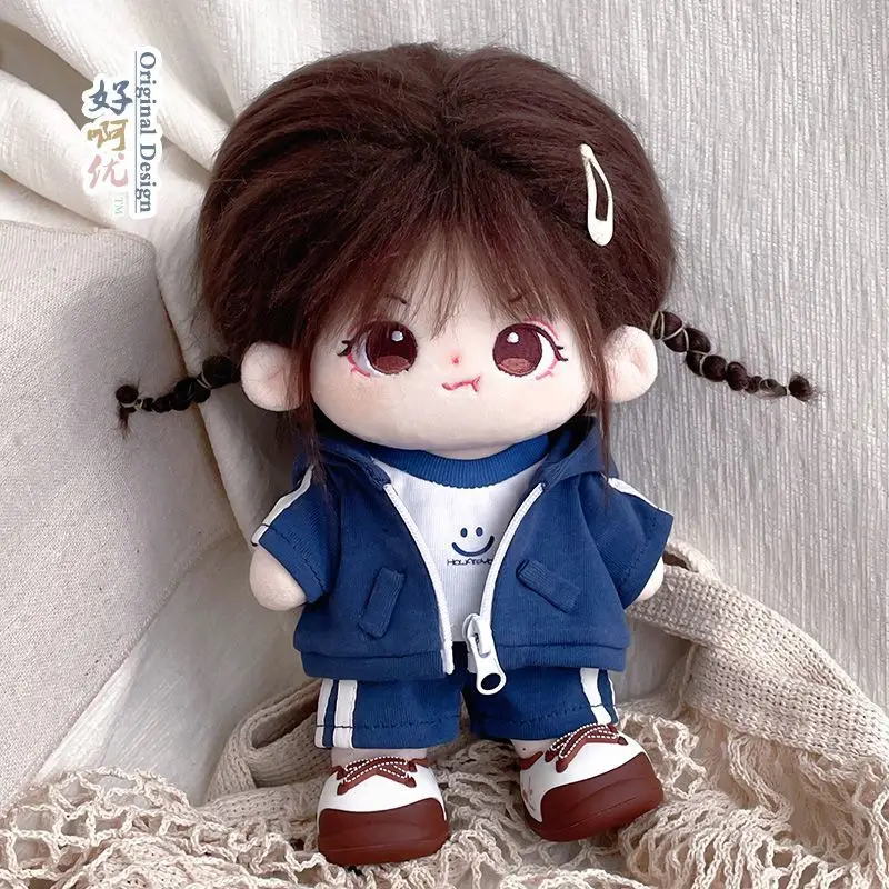 Cotton doll clothes are suitable for cotton dolls of 10/15/20 cm size. They are part of the sports series three-piece set. view 4