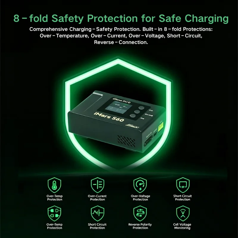 Gens ACE IMars S60 60W G-Tech - Drone Battery Balance Charger incelemesi ve fiyatı