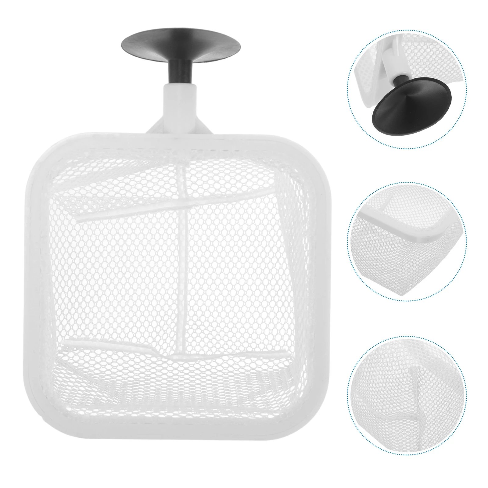 

Fish Tank Isolation Net Separator Breeding Box Suction Cups Aquarium Stainless Steel White Large Square Easy Installation