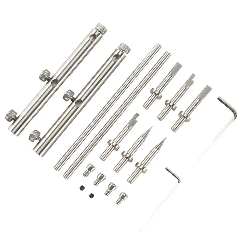 AED7-Lens Spanner Wrench Repair Open Tool Ring Remover Stainless Steel With Three Set Driver For Dslr Camera Repair Screwdriver