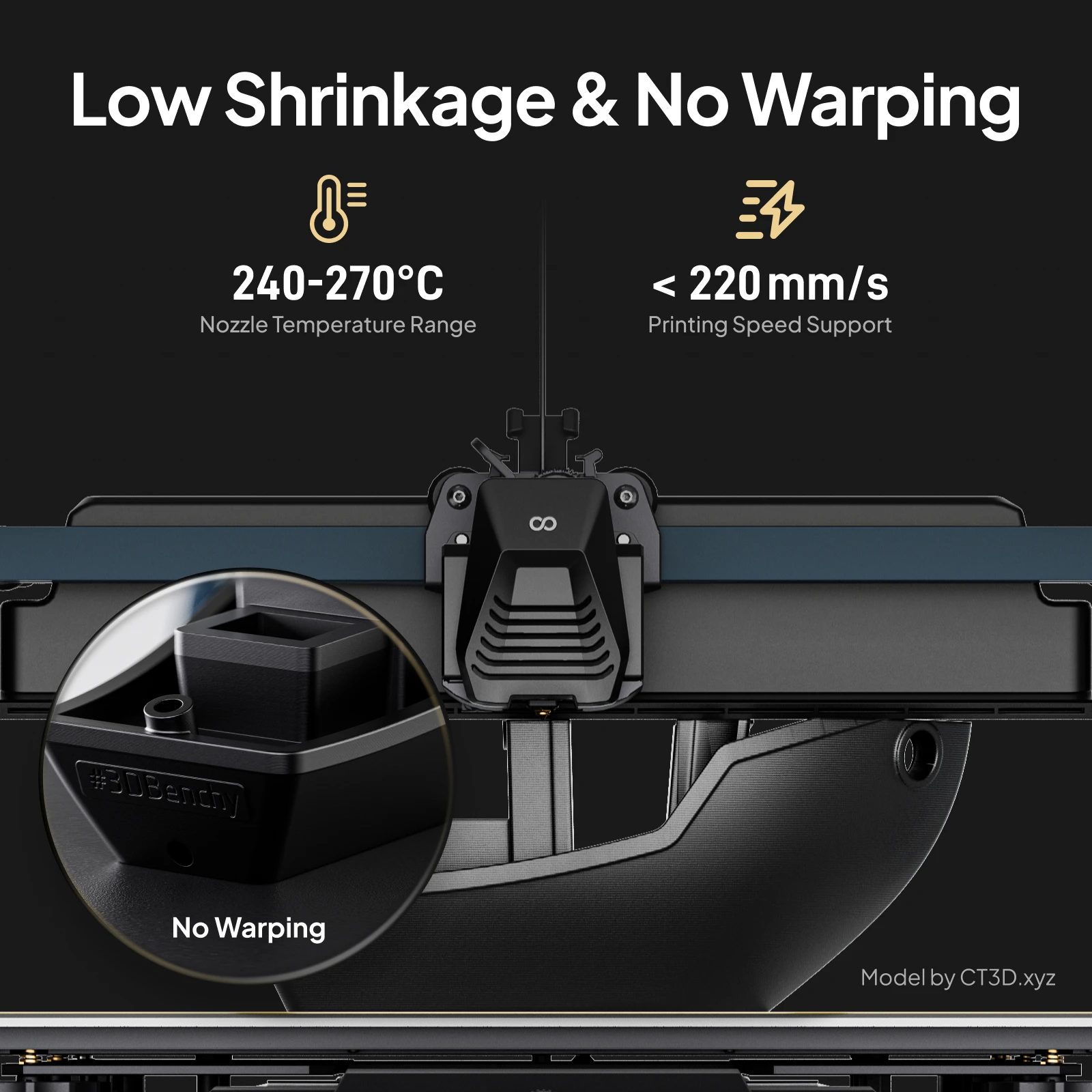  ELEGOO PETG-CF Carbon Fiber Filament 1.75 mm Mult-color 1KG Rigid and Wear-resistant 3D Printing Filament Suitable for Most FDM Printer DIY Model view 5