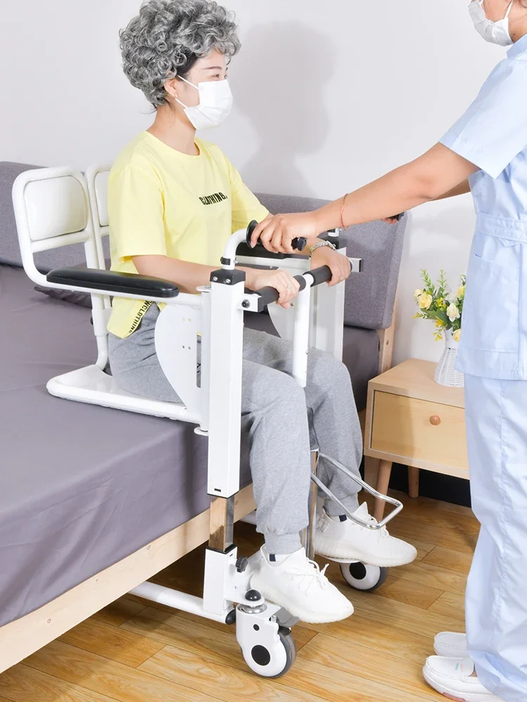 

postmodern Paralyzed elderly lift, multi-functional mobile hydraulic lift, household toilet chair