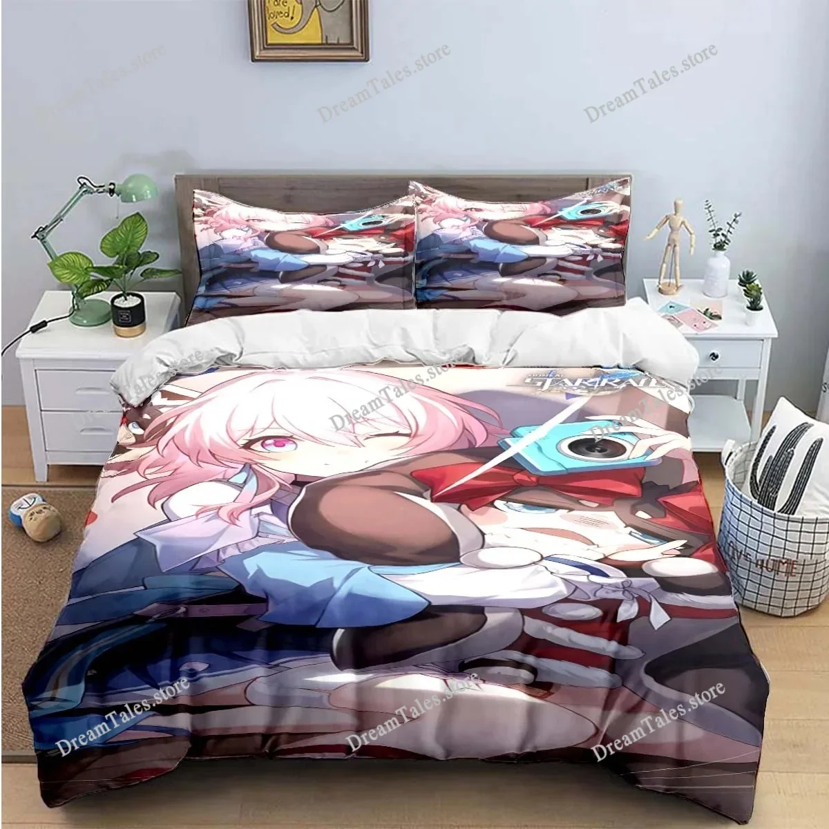3D Fashion Game Honkai StarRail Print Bedding Sets Bed Supplies Set Duvet Cover Bed Comforter Set Bedding Set Luxury Gift