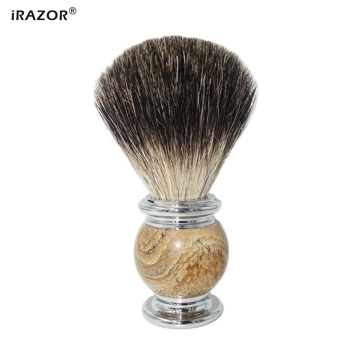 

Wet Shaving Brush Barber Set Pure Stone Handle Holder Honey Soft Badger Hair Bristle for Men Husband Daily Grooming Accessories