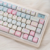 Prosperity MOE keycaps halo PBT rounded five-sided heat sublimation for HI75 61 84 96 98 99 104 F87 and other keyboards