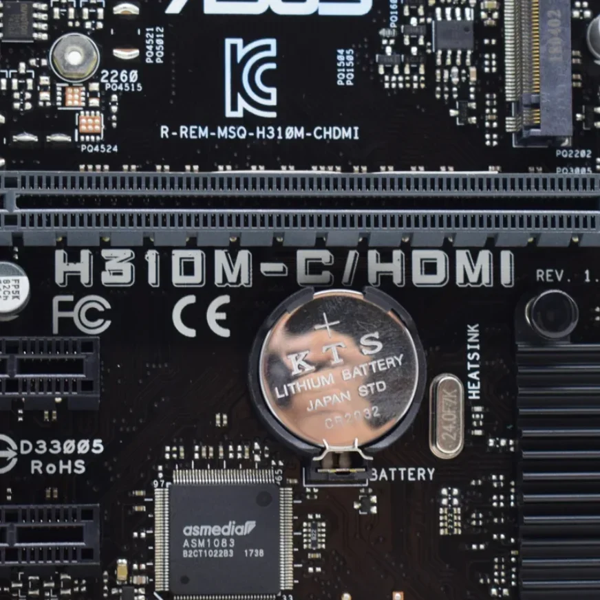 ASUS H310M-C/HDMI R2.0 LGA1151 tomada com suporte 9e/8e geração