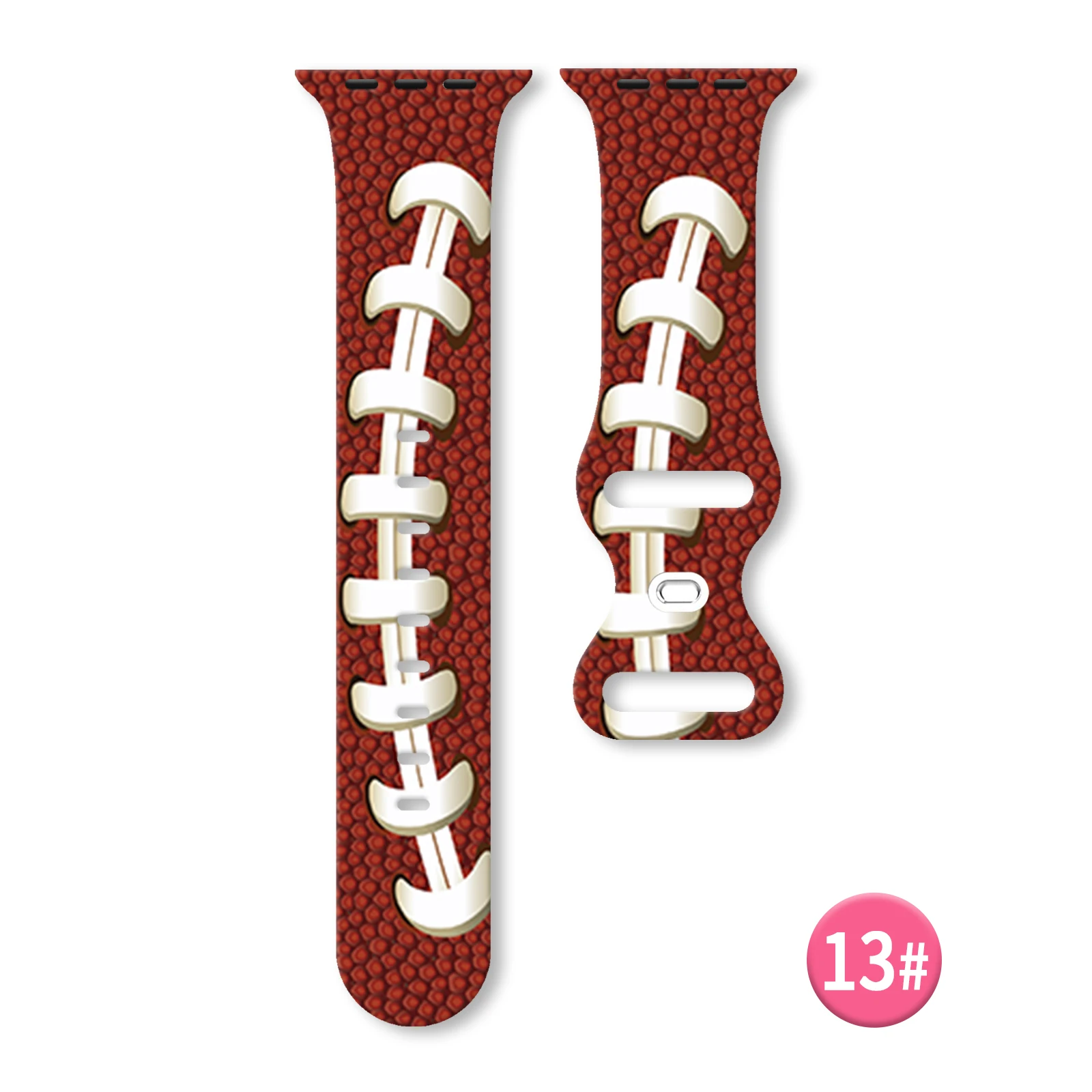 

Spherical Texture 2 Printed Strap for Apple Watch 11 10 9 Silicone Band Replaceable Bracelet for iWatch 46/44/42/41mm Watchband