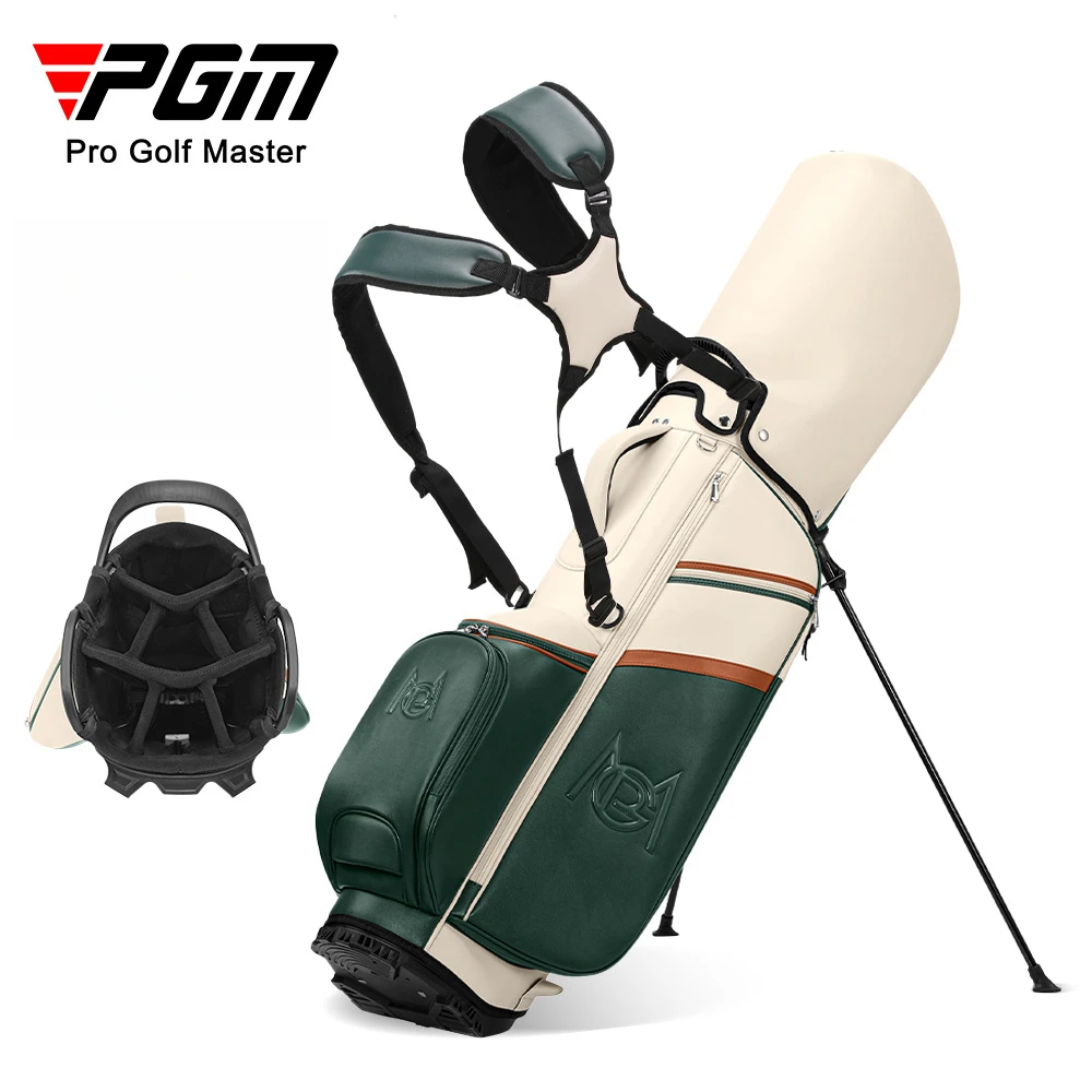

PGM Women Golf Bags 7-Grid Plug Hole Shoulder Strap Waterproof Microfiber Rack Bag QB175