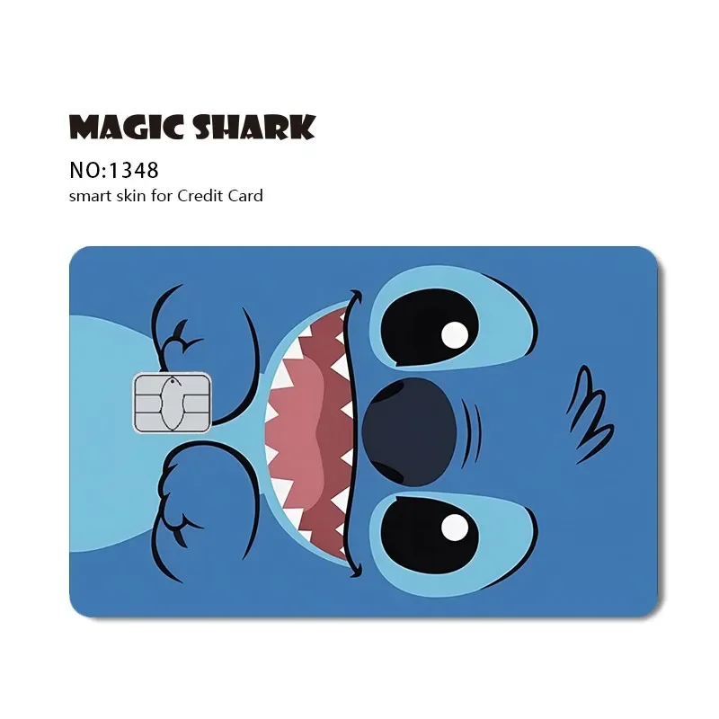 Mickey Mouse Donald Stitch Pooh Bear Anime Cartoon Sticker Film Skin for Credit Card Debit Bank Bus Card