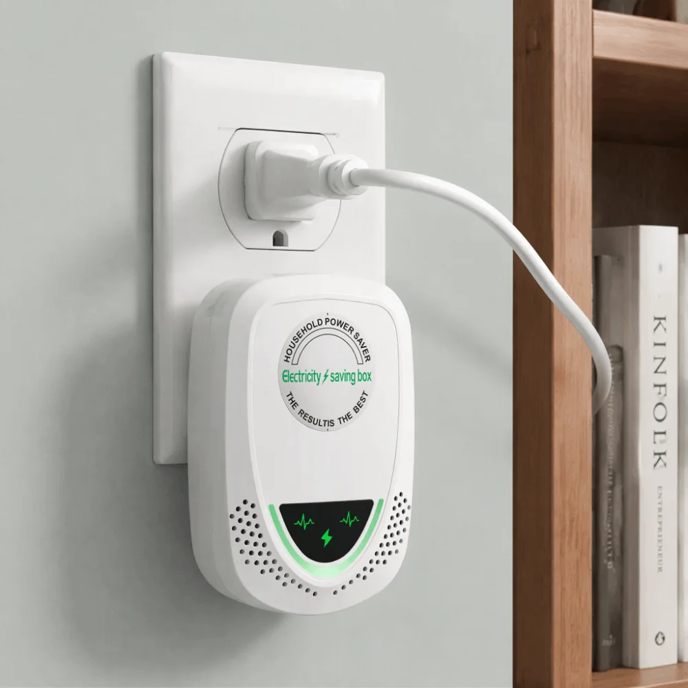 Durable ABS Power Saver Device Fire Retardant Overload Protection Energy Saving Box Compact Lightweight Overheat Protection