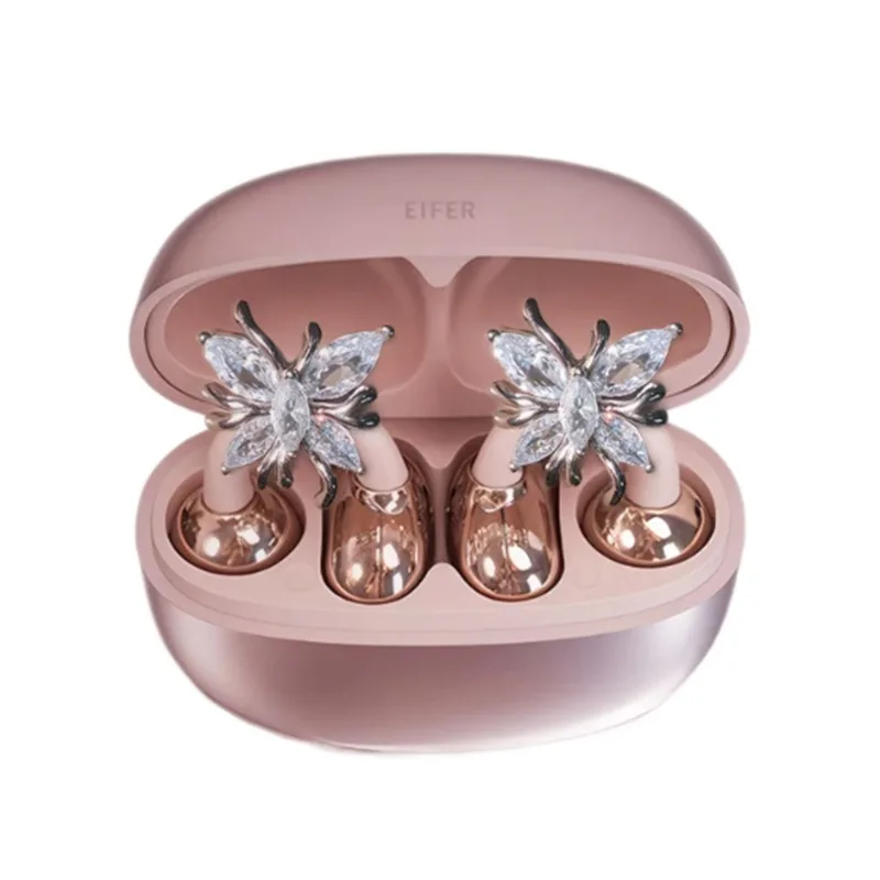 Luxury Butterfly Earring Bluetooth Earphones Clip-On Wireless Sports Headphones High Appearance Long Battery Life Headset