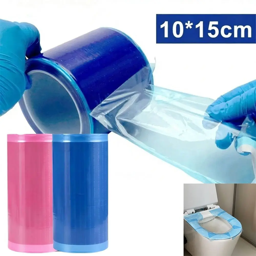 100/130PCS 10x15cm Barrier Film Tape Anti-fouling No Residue Isolation Film Disposable Tear Hole Design Barrier Film