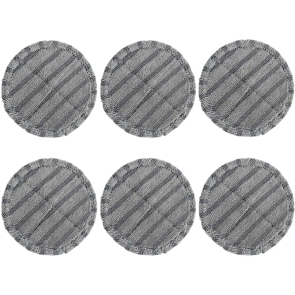 6Pcs superfine fiber Brush Head Mop Cloths Mopping Rag Replacement for Dyson V6 V7 V8 V10 V11 Vacuum Cleaner Accessories