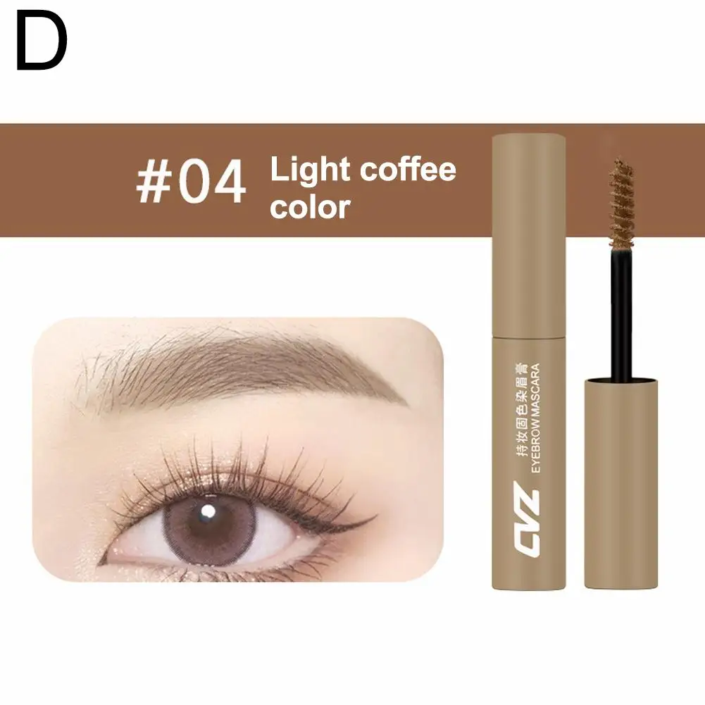 ยี่ห้อใหม่ครีมย้อมคิ้วกันน้ําแต่งหน้า Eye คิ้วสีดํามาสคาร่า Eyebrow Brow GEL ยาวนานความงามสีน้ําตาล B8J7