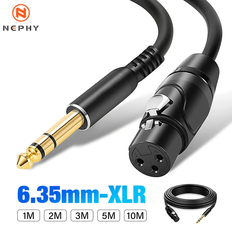 2 Cavi XLR Tipo D Femmina-maschio Passanti Per Pannello Patch – Connettori Per Stage Box, Montaggio A Pannello, 3 Pin, Anti-interferenza