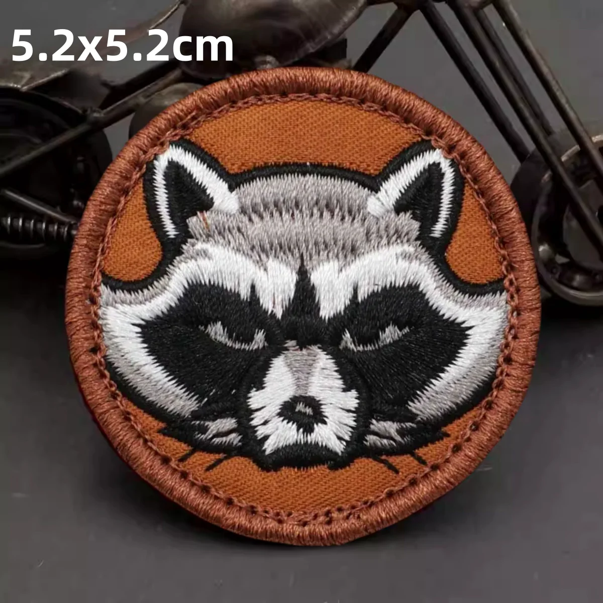 

Angry Raccoon Patrol Team Morale Badge Hook&Loop Armband Outdoors Equipment Backpack Applique Tactical Raccoon Clothes Patches