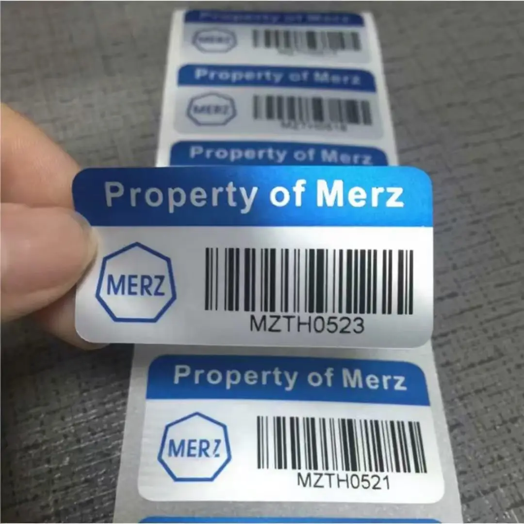 Custom Matte Silver PVC Self-Adhesive Stickers Waterproof And Oil-Proof Custom Trademarks Advertising Labels for Business