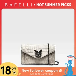 BAFELLI 2026 NEW WOMEN'S BAG FASHION TREND CLUTCH CAT CORSSBODY HANDBAGS LUXURY BRAND DESIGNER SHORTY CHAIN BUY SEPARATELY