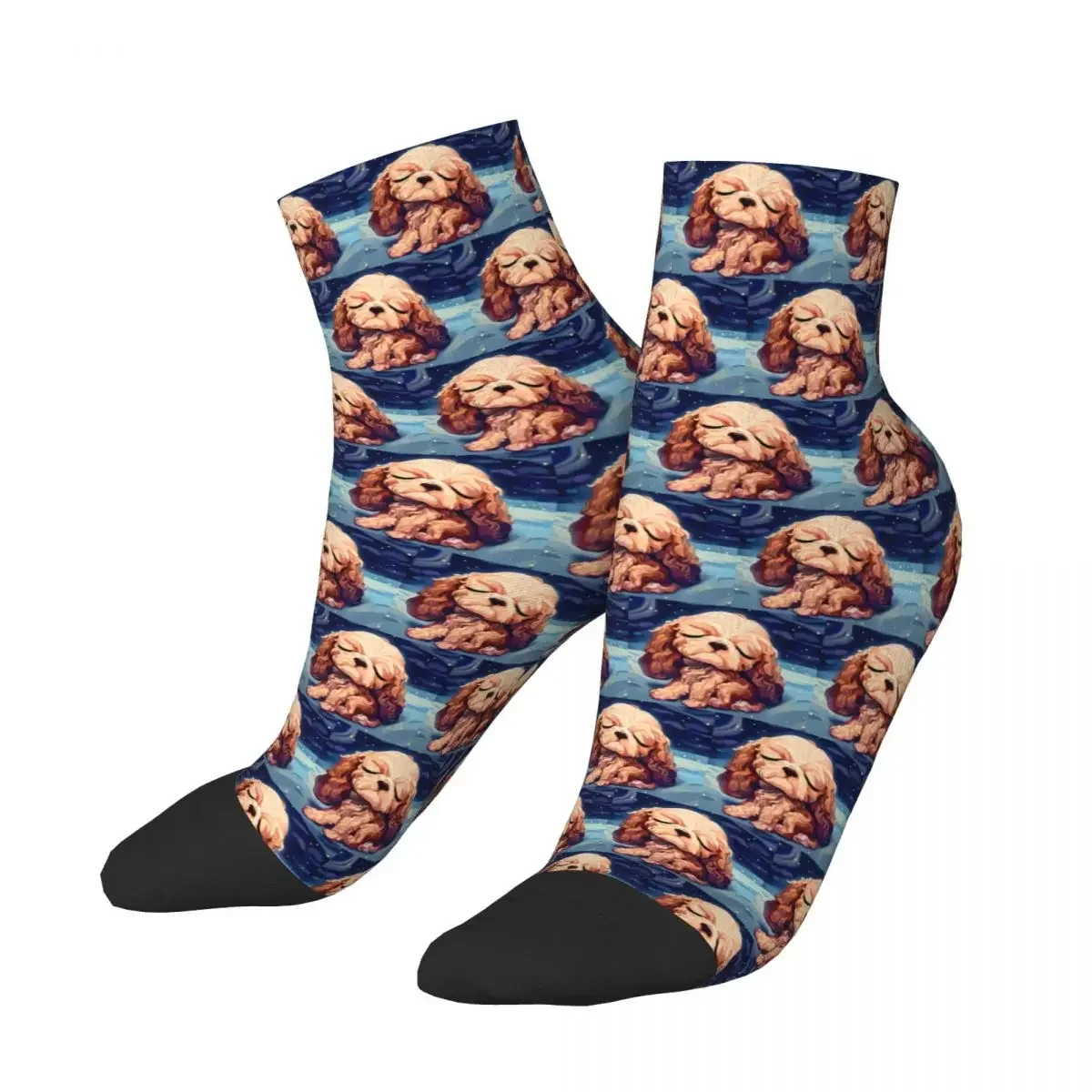 

Cocker Spaniel Starry Night (3) Socks Harajuku High Quality Stockings All Season Socks Accessories for Unisex Birthday Present