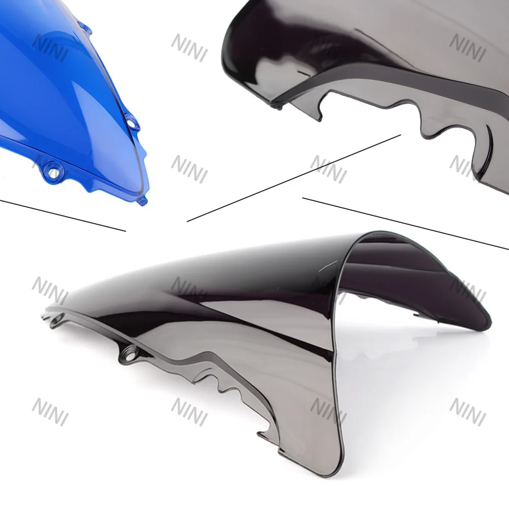 Motorcycle For Yamaha YZF R6 600 2003 2004 2005 YZFR6 YZF-R6 screen Double Bubble Windshield Deflector Protector WindScreen
