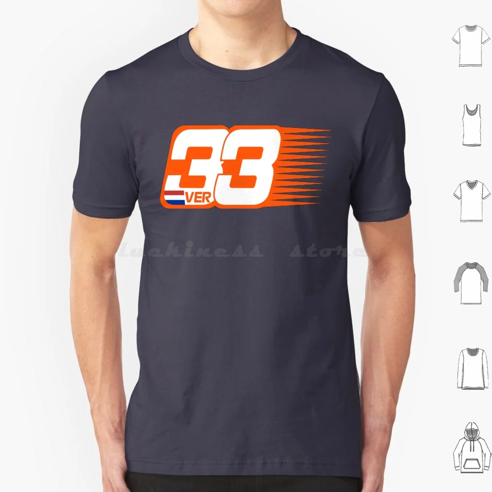 

33 2022 Футболка 6xl Хлопковая крутая футболка 33 2022 2022 2022 Max Super 2022 Dutch Ver Ver