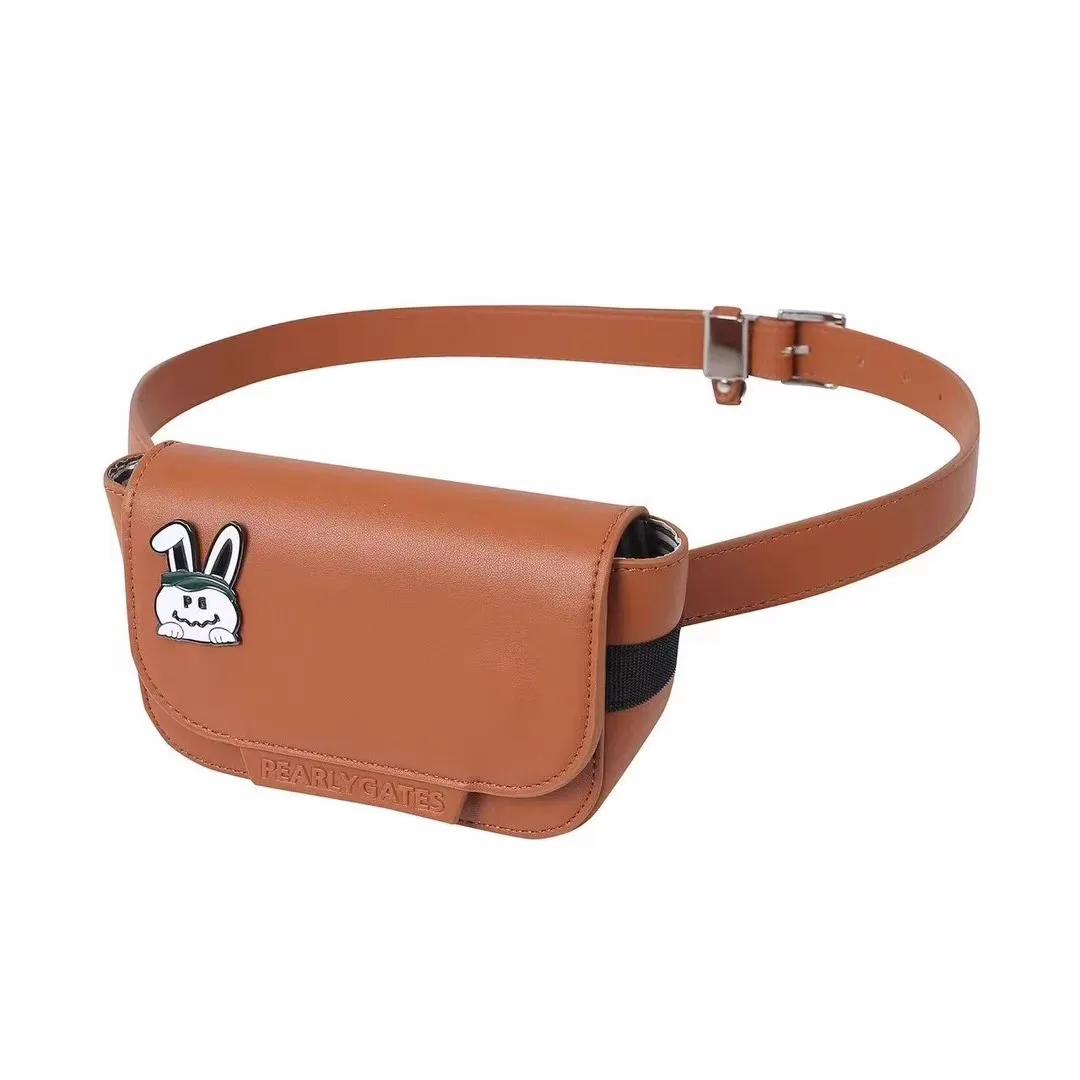 Ladies' New Golf Waist Bag Rangefinder Pouch Small Rabbit Pattern Simple and Stylish Sporty Casual PG