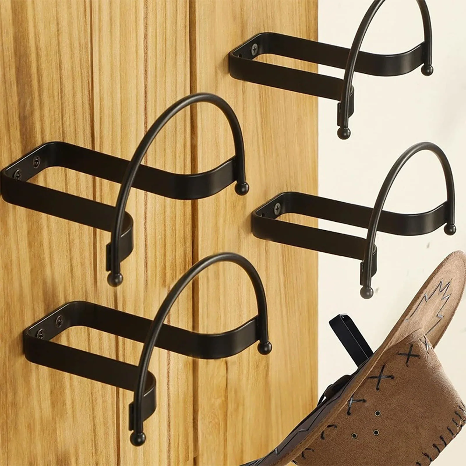 Wall Mounted Hat Display Rack Multi-functional Hat Storage Holder Home Room Wall Hat Organizer for Baseball Caps