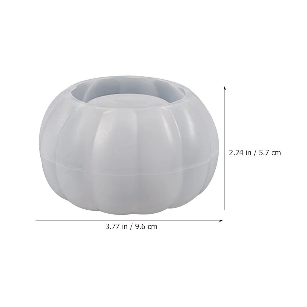 

1Set Pumpkin Candy Jar Mold Silicone Halloween Craft Mold for DIY Storage Jars Easy to Use Wear Resistant Decorative Family