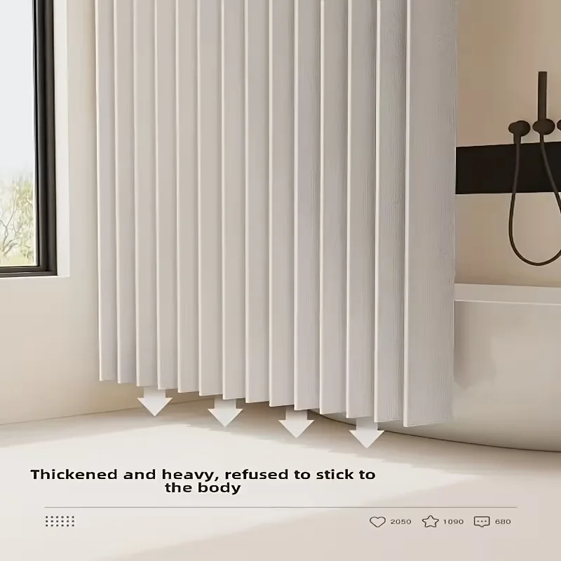 Bohemian Style Beige Foldable Partition Curtain Room Divider Easy to Install All-Season Home Decor Door Curtain