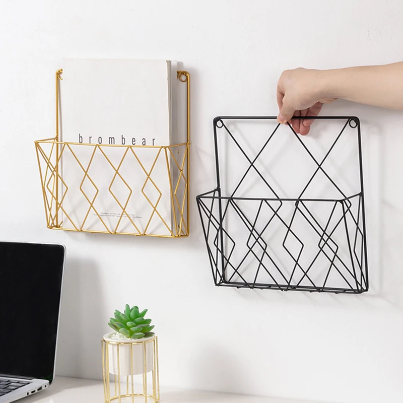 Display Wall Magazine Racks Shelves Bibliotheque Kitchen Metal Magazine Racks Bedroom Minimalist Etagere Rangement Furnitures