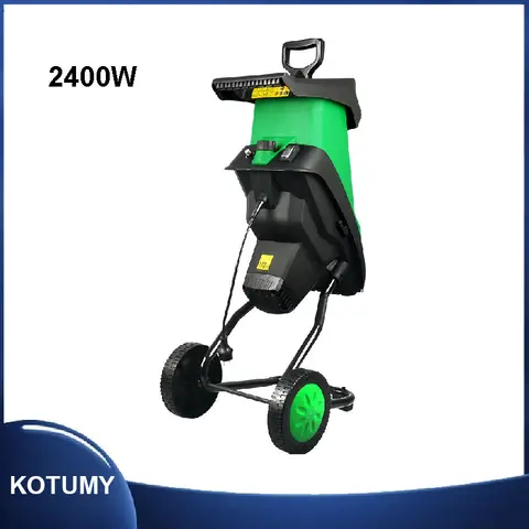 50L 전기 목재 분쇄기 전기 분쇄기 정원 도구 잎 가지의 다기능 분쇄기 목재 분쇄기 2400W