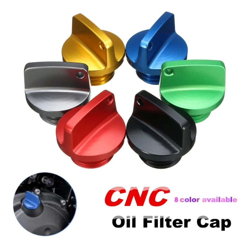 

Motorcycles Aluminum Alloy Engine Oil Filler Plug Fill Cap Plug Screw Colorful Oil Filler Cover for CRF150R 07-19 CR125R