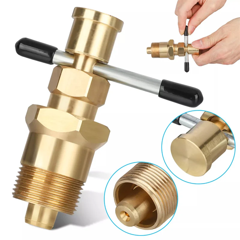 

15mm 22mm Olive Remover Puller Removal Tool Solid Brass Copper Tube Fitting For Npt 1/2 Inch Npt 3/4 Inch Pipes Car Accessories