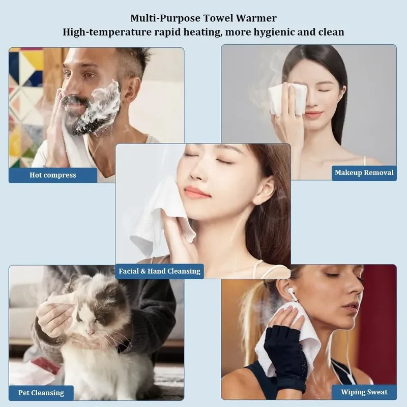 Hot Towel Machine (Face Towel Heater) - Towel warmer, 55 °C Constant Temperature, with 20 Pieces of Pressure