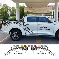 Pickup tronco decalcomanie laterali adesivi per GWM Poer Pao Wingle Great Wall Truck Mudslinger Side Vinyl Decor Cover accessori Auto