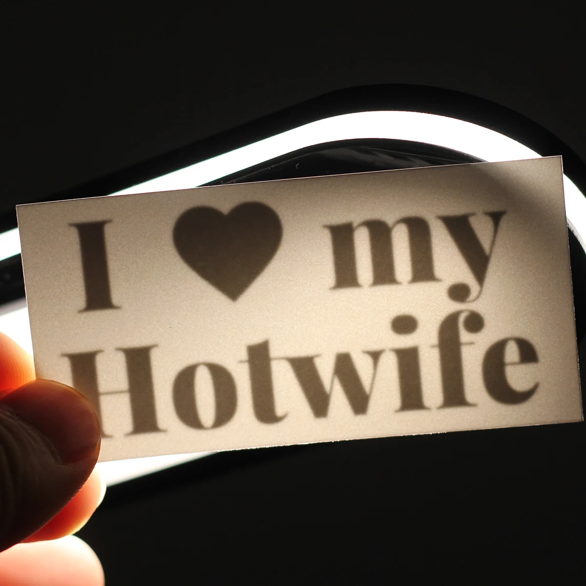I Love My Hotwife Adult Temporary Tattoo Body Art Sticker for Men Women Easy Apply Waterproof Long Lasting Design