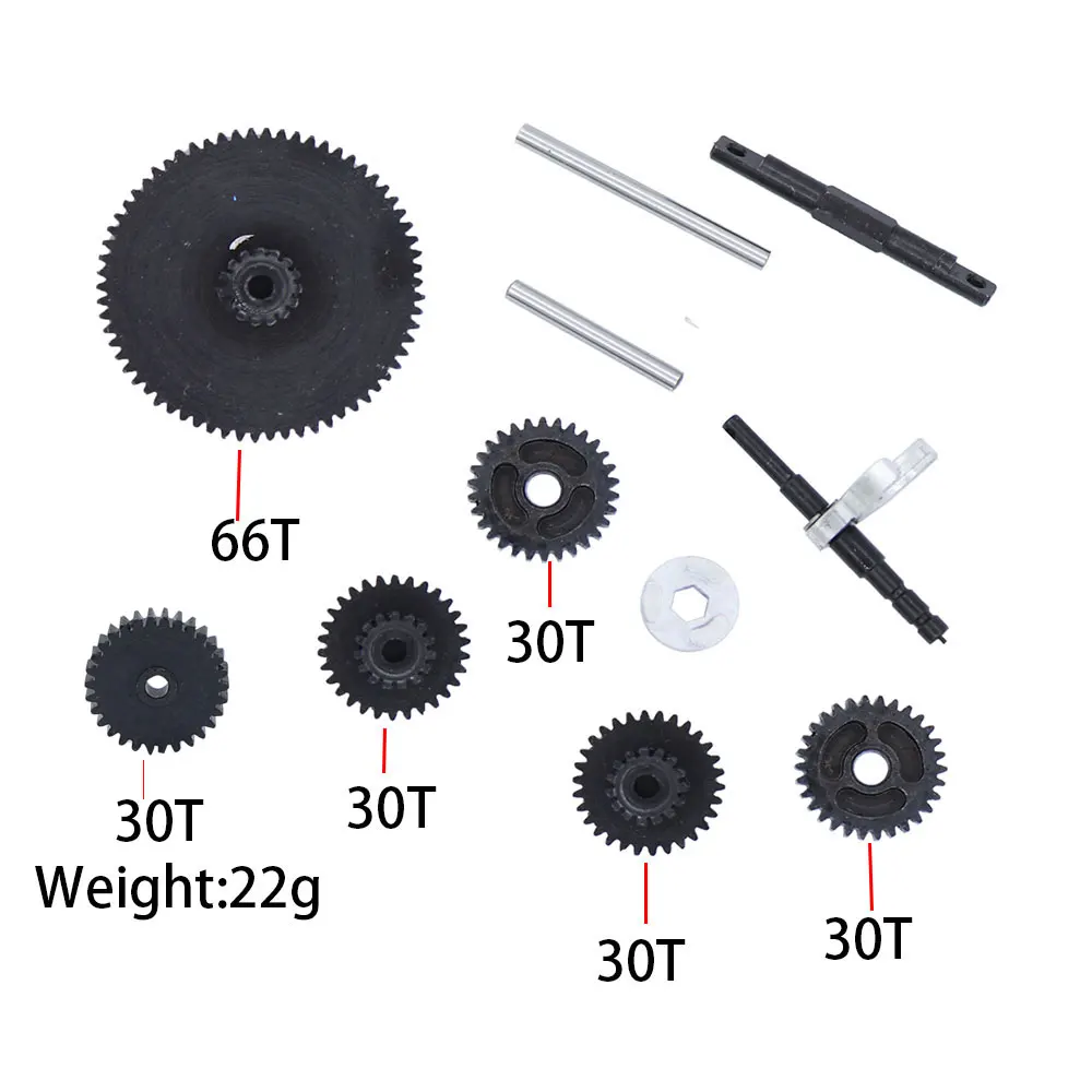 FMS Metal Gearbox Transmission Gear Set For FCX24 1/24 FCX18 RC Crawler Car Upgrade Parts