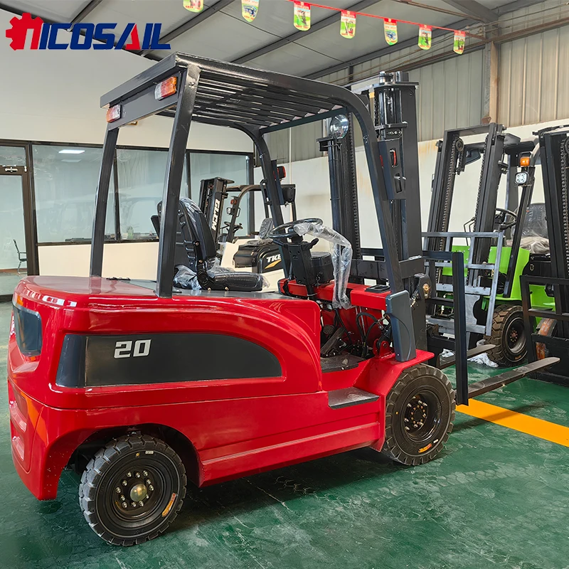 

2 Ton Battery Powered Forklift Solid Tire 20% Climbing for Uneven Road