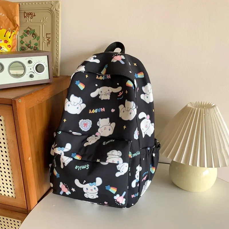 Cinnamoroll Students Travelers Backpack - Spacious, Lightweight, and Casual Schoolbag with Large Capacity for Daily Essentials