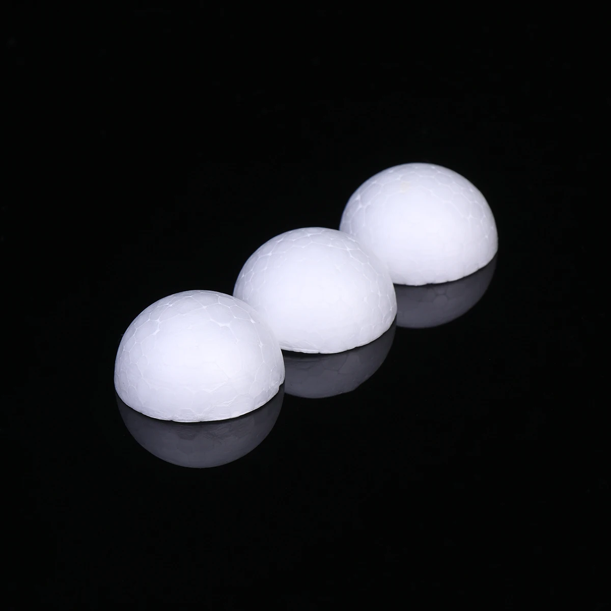

50 pcs 5.6Cm Half Ball Craft Foam White Semicircle Diy Ornament Christmas Decoration Art Project Supplies Floral Foam