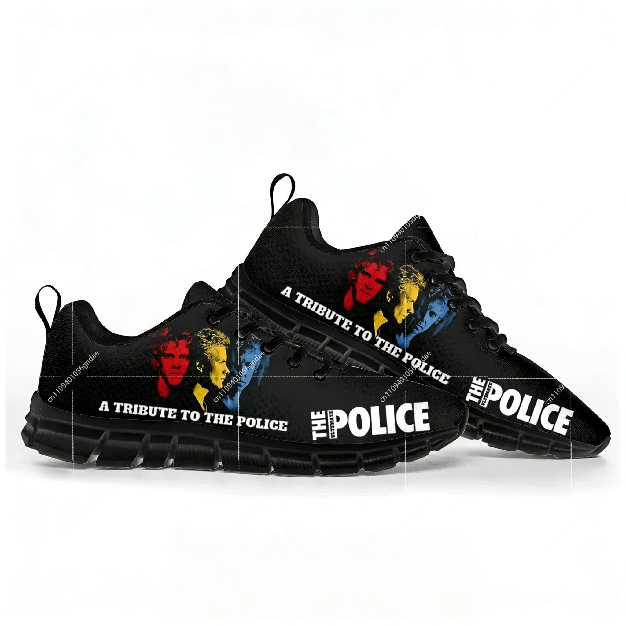 

Кроссовки Police Band Pop Hot Sports Shoes для мужчин и женщин, повседневные, на заказ, для пар, черные