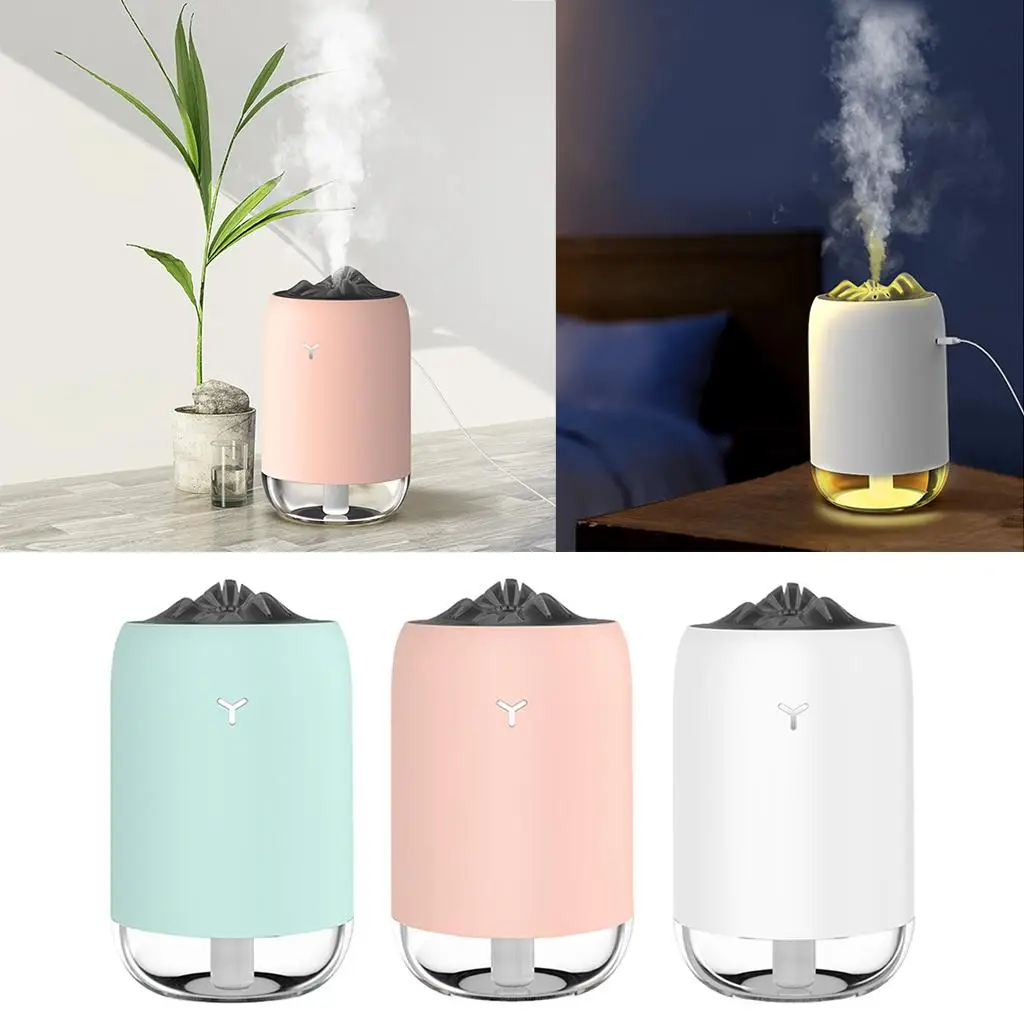 260ml USB Air Humidifier Car Mist Maker with Romantic Lights Office Air Purifier
